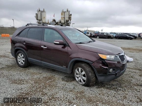 2012 Kia Sorento LX with VIN 5XYKTDA60CG239976, listed as a Copart auction lot 51250855 with 91,015 mi miles and Salvage Title. Bid and sale history available at carsss.com. Image 4.
