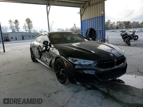 2021 BMW 8 Series 840i with VIN WBAGV2C08MCG13060, listed as a Copart auction lot 42387435 with 39,761 mi miles and Salvage Title. Bid and sale history available at DreamBid. Image 11.