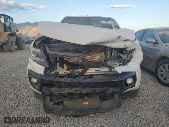 2021 Chevrolet Colorado 4WD Z71 with VIN 1GCGTDEN4M1231114, listed as a Copart auction lot 72928774 with 52,391 mi miles and Salvage Title. Bid and sale history available at carsss.com. Image 5.