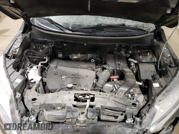 2020 Mitsubishi Outlander Sport ES 2.0 with VIN JA4AR3AU0LU021290, listed as a Copart auction lot 75065194 with 0 mi miles and Salvage Title. Bid and sale history available at carsss.com. Image 12.