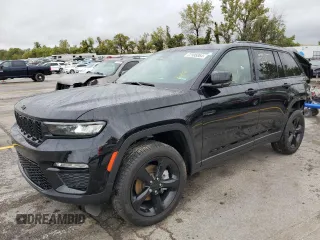 2023 Jeep Grand Cherokee Limited z VIN 1C4RJHBG8PC510991, wystawiony jako Copart lot #72995864 z przebiegiem 28 530 mil mil oraz Szkoda całkowita • Salvage title. Historia ofert i sprzedaży dostępna na DreamBid. Obrazek 1.