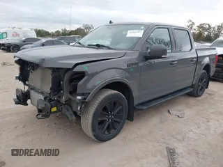 2020 Ford F-150 XL with VIN 1FTEW1EP1LFA66624, listed as a IAAI auction lot 41363707 with 58,135 mi miles and . Bid and sale history available at DreamBid. Image 2.