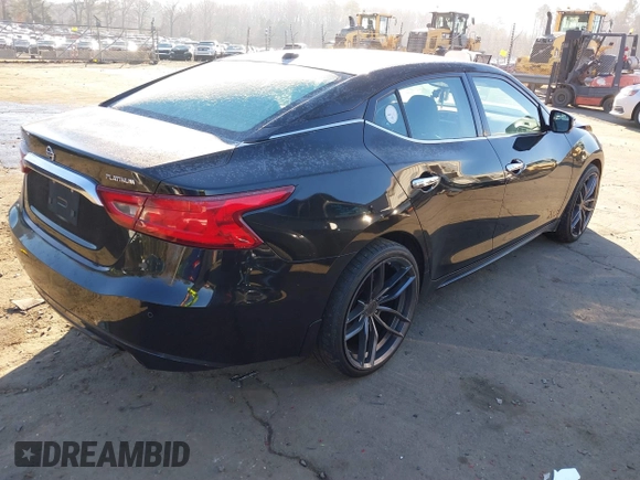2016 Nissan Maxima SL z VIN 1N4AA6AP7GC395972, wystawiony jako IAAI lot #41357101 z przebiegiem 187 884 mil mil oraz . Historia ofert i sprzedaży dostępna na DreamBid. Obrazek 4.