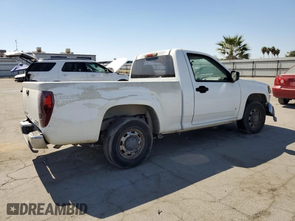 2006 GMC Canyon Work Truck with VIN 1GTCS148568292638, listed as a Copart auction lot 73035964 with 167,480 mi miles and Salvage Title. Bid and sale history available at carsss.com. Image 3.