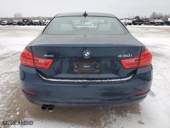 2017 BMW 4 Series 430i xDrive with VIN WBA4R9C55HK878586, listed as a Copart auction lot 85277954 with 0 mi miles and Clean Title. Bid and sale history available at carsss.com. Image 6.