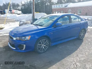 2017 Mitsubishi Lancer ES with VIN JA32V2FW1HU001811, listed as a IAAI auction lot 41378932 with 130,316 mi miles. Bid and sale history available at carsss.com. Image 2.