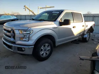 2015 Ford F-150 XLT with VIN 1FTEW1C85FKE64619, listed as a Copart auction lot 42823045 with 89,695 mi miles and Salvage Title. Bid and sale history available at carsss.com. Image 1.