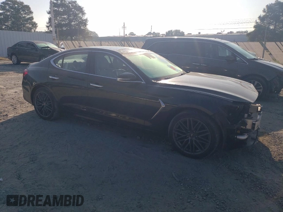 2019 Genesis G70 2.0T Advanced with VIN KMTG34LA8KU024903, listed as a Copart auction lot 68116404 with 45,004 mi miles and Salvage Title. Bid and sale history available at carsss.com. Image 4.