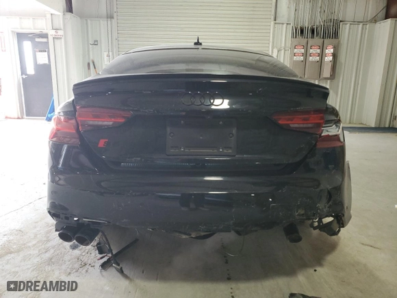 2024 Audi S5 Sportback Premium Plus with VIN WAUC4CF59RA058974, listed as a Copart auction lot 46119565 with 6946 miles and Salvage Title. Bid and sale history available at carsss.com. Image 6.