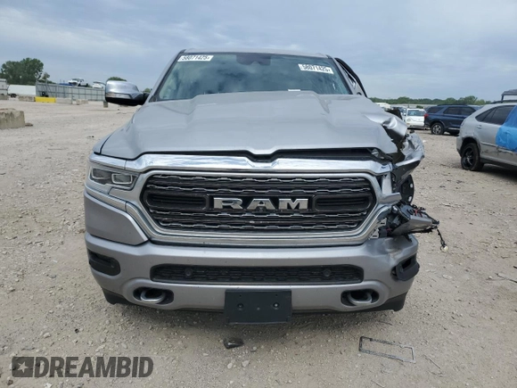 2019 Ram 1500 Limited with VIN 1C6SRFPT3KN700383, listed as a Copart auction lot 58071425 with Not provided miles and Salvage title. Bid and sale history available at DreamBid. Image 5.
