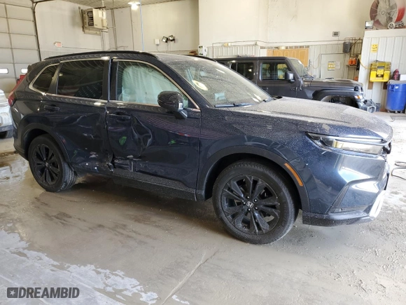 2023 Honda CR-V Hybrid Sport Touring with VIN 7FARS6H94PE023028, listed as a Copart auction lot 52340445 with 0 mi miles and Salvage Title. Bid and sale history available at carsss.com. Image 4.
