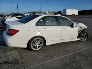 2013 Mercedes-Benz C 350 Sport with VIN WDDGF5HB6DR267263, listed as a Copart auction lot 46089445 with 89,391 mi miles and Salvage Title. Bid and sale history available at DreamBid. Image 3.