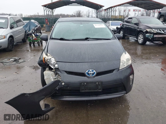 2012 Toyota Prius One with VIN JTDKN3DU4C1500721, listed as a IAAI auction lot 41730352 with 109,214 mi miles. Bid and sale history available at carsss.com. Image 12.