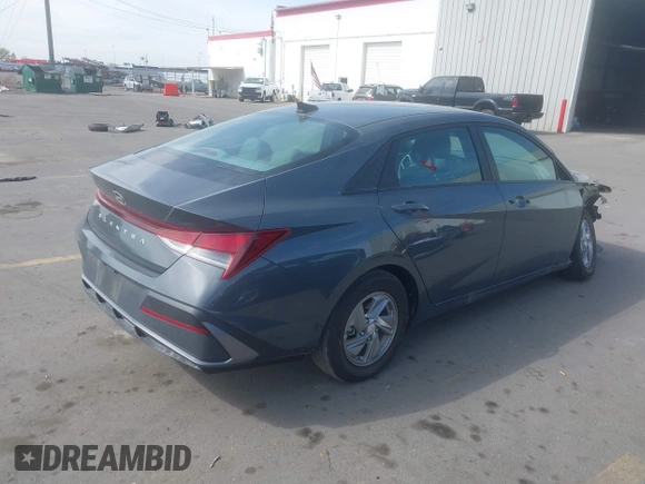 2024 Hyundai Elantra SE with VIN KMHLL4DG4RU723919, listed as a IAAI auction lot 42023857 with 8,978 mi miles and . Bid and sale history available at DreamBid. Image 4.