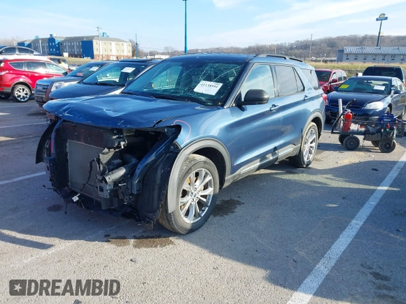 2020 Ford Explorer XLT with VIN 1FMSK8DH9LGB40475, listed as a IAAI auction lot 41138954 with 77,083 mi miles. Bid and sale history available at carsss.com. Image 18.