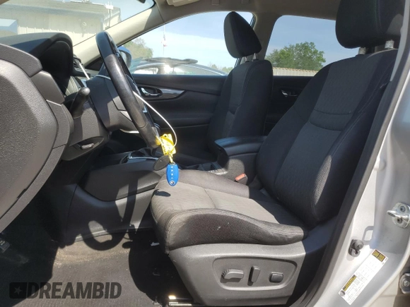2017 Nissan Rogue S with VIN JN8AT2MV1HW019781, listed as a Copart auction lot 53243305 with 96,589 mi miles and Salvage Title. Bid and sale history available at carsss.com. Image 7.