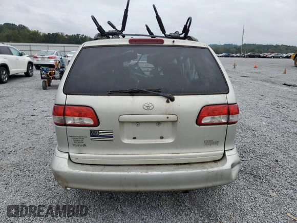 2003 Toyota Sienna LE with VIN 4T3ZF13C83U517614, listed as a Copart auction lot 72593664 with 0 mi miles and Salvage Title. Bid and sale history available at carsss.com. Image 6.