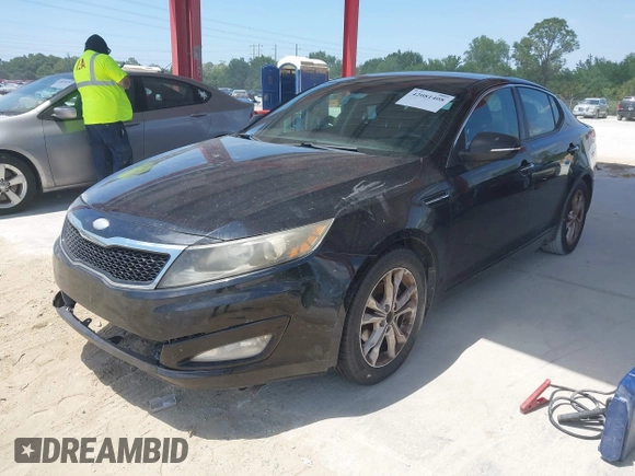 2013 Kia Optima EX with VIN 5XXGN4A75DG204221, listed as a IAAI auction lot 42081408 with 196,760 mi miles. Bid and sale history available at carsss.com. Image 2.