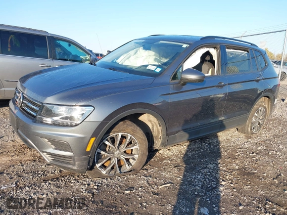 2021 Volkswagen Tiguan S with VIN 3VV0B7AX5MM000806, listed as a IAAI auction lot 40648538 with 38,224 mi miles and . Bid and sale history available at DreamBid. Image 17.