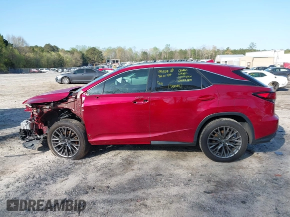 2022 Lexus RX with VIN 2T2YZMDA8NC312093, listed as a IAAI auction lot 41923448 with 24,616 mi miles. Bid and sale history available at carsss.com. Image 15.