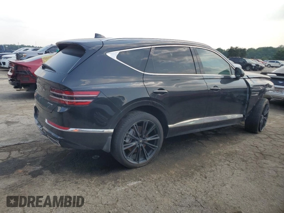 2024 Genesis GV80 z VIN KMUHCESC1RU150930, wystawiony jako Copart lot #57501135 z przebiegiem 22 320 mil mil oraz Szkoda całkowita • Salvage title. Historia ofert i sprzedaży dostępna na DreamBid. Obrazek 4.