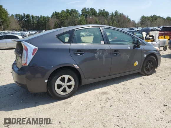 2012 Toyota Prius One with VIN JTDKN3DU6C1555901, listed as a Copart auction lot 53722475 with 240,480 mi miles and Clean Title. Bid and sale history available at carsss.com. Image 3.