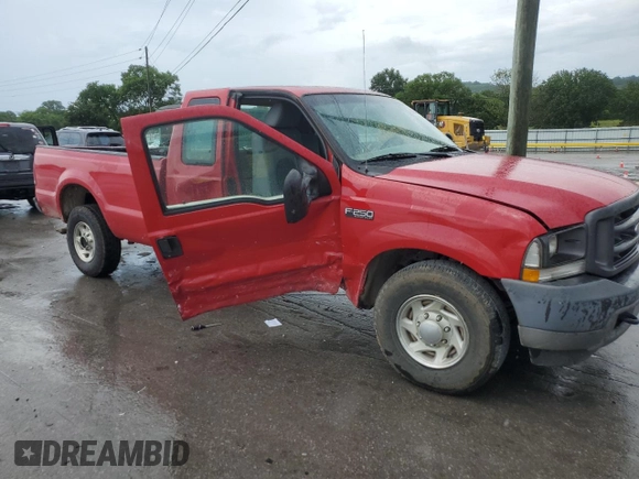 2004 Ford F-250 XL with VIN 1FTNX20L14EA74267, listed as a Copart auction lot 60665845 with Not provided miles and Salvage title. Bid and sale history available at DreamBid. Image 4.