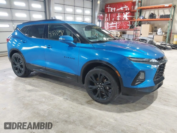 2020 Chevrolet Blazer RS z VIN 3GNKBERS4LS630614, wystawiony jako IAAI lot #41977758 z przebiegiem 50 811 mil mil oraz . Historia ofert i sprzedaży dostępna na DreamBid. Obrazek 1.