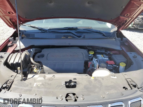 2022 Jeep Compass Latitude with VIN 3C4NJCBB7NT213430, listed as a Copart auction lot 49485365 with 14,854 mi miles and Salvage Title. Bid and sale history available at carsss.com. Image 12.