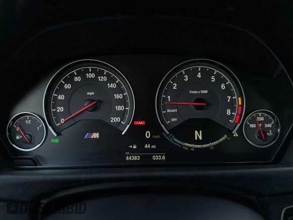 2018 BMW M3 with VIN WBS8M9C51J5K99949, listed as a Copart auction lot 42874973 with 44,383 mi miles. Bid and sale history available at carsss.com. Image 8.