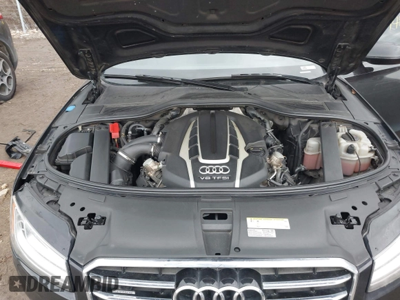 2015 Audi A8 L 4.0T with VIN WAU32AFD5FN026108, listed as a IAAI auction lot 41652860 with 148,253 mi miles. Bid and sale history available at carsss.com. Image 10.