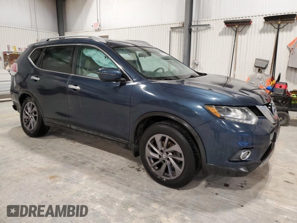 2016 Nissan Rogue SL with VIN 5N1AT2MV6GC859174, listed as a Copart auction lot 51227035 with 63,582 mi miles and Salvage Title. Bid and sale history available at DreamBid. Image 4.