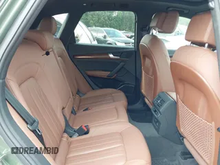 2023 Audi Q5 S line Premium Plus with VIN WA1EAAFY1P2111431, listed as a IAAI auction lot 42355144 with 43,498 mi miles and . Bid and sale history available at DreamBid. Image 8.