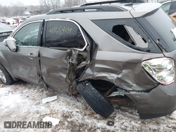 2012 Chevrolet Equinox LT w/1LT with VIN 2GNFLEE51C6155548, listed as a IAAI auction lot 41168404 with 136,229 mi miles. Bid and sale history available at carsss.com. Image 6.