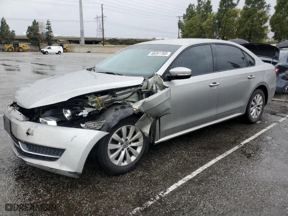 2014 Volkswagen Passat Wolfsburg Ed with VIN 1VWAT7A32EC110046, listed as a Copart auction lot 48261765 with 166,229 mi miles and Clean Title. Bid and sale history available at carsss.com. Image 1.