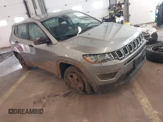 2018 Jeep Compass Sport with VIN 3C4NJDAB6JT179613, listed as a IAAI auction lot 41893360 with 72,846 mi miles and . Bid and sale history available at DreamBid. Image 1.