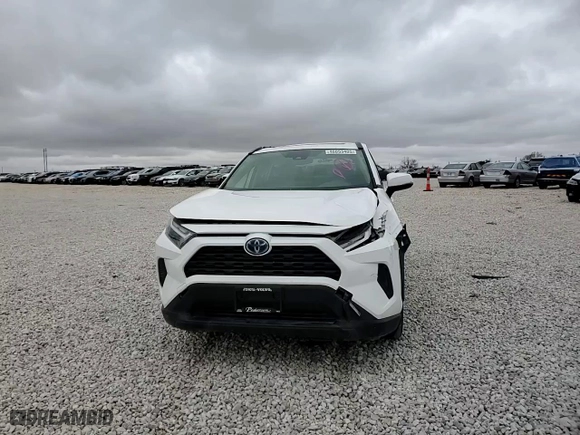 2022 Toyota RAV4 Hybrid XLE with VIN JTMRWRFV0ND140546, listed as a Copart auction lot 46053405 with 26,011 mi miles and Salvage Title. Bid and sale history available at carsss.com. Image 10.