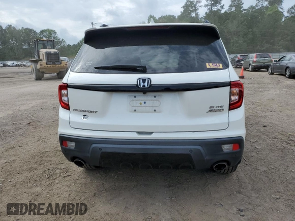 2019 Honda Passport Elite with VIN 5FNYF8H01KB005393, listed as a Copart auction lot 51020344 with 64,767 mi miles. Bid and sale history available at carsss.com. Image 6.