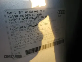 2016 Audi Q5 with VIN WA1D7BFP6GA051661, listed as a Copart auction lot 50291915 with 97,592 mi miles and Salvage title. Bid and sale history available at DreamBid. Image 15.