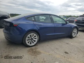 2023 Tesla Model 3 with VIN 5YJ3E1EA5PF695318, listed as a Copart auction lot 53832935 with 28,863 mi miles and Salvage title. Bid and sale history available at DreamBid. Image 3.