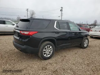 2020 Chevrolet Traverse LS with VIN 1GNEVFKWXLJ169038, listed as a Copart auction lot 50458755 with 110,147 mi miles and Salvage Title. Bid and sale history available at carsss.com. Image 3.