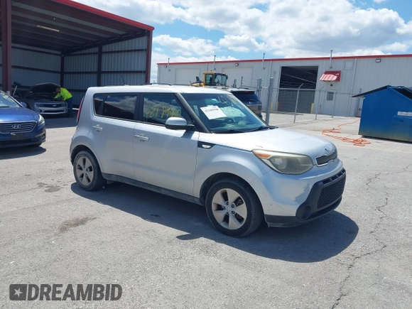 2014 Kia Soul with VIN KNDJN2A27E7701568, listed as a IAAI auction lot 42189948 with 162,585 mi miles. Bid and sale history available at carsss.com. Image 1.