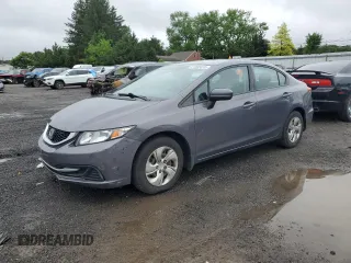 2015 Honda Civic LX with VIN 19XFB2F57FE294032, listed as a Copart auction lot 61008415 with 84,881 mi miles and Salvage title. Bid and sale history available at DreamBid. Image 1.