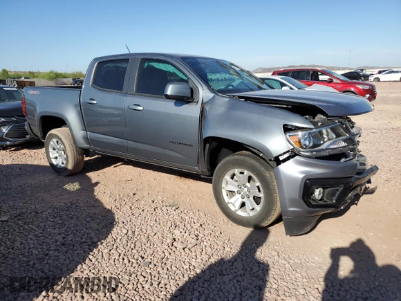 2022 Chevrolet Colorado 4WD LT with VIN 1GCGTCEN8N1271286, listed as a Copart auction lot 58100745 with 31,208 mi miles and Salvage title. Bid and sale history available at DreamBid. Image 4.