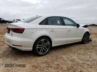 2018 Audi A3 Sedan Premium with VIN WAUB8GFF5J1090499, listed as a Copart auction lot 42452834 with 57,011 mi miles and Salvage Title. Bid and sale history available at carsss.com. Image 3.