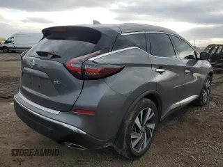 2022 Nissan Murano SL with VIN 5N1AZ2CJ3NC112559, listed as a Copart auction lot 87326144 with 47,136 mi miles and Salvage Title. Bid and sale history available at carsss.com. Image 3.