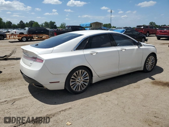 2016 Lincoln MKZ with VIN 3LN6L2GKXGR620364, listed as a Copart auction lot 55412135 with 121,380 mi miles and Salvage title. Bid and sale history available at DreamBid. Image 3.