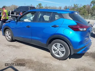 2024 Nissan Kicks S with VIN 3N1CP5BV9RL520148, listed as a IAAI auction lot 41590808 with 15,648 mi miles. Bid and sale history available at carsss.com. Image 3.