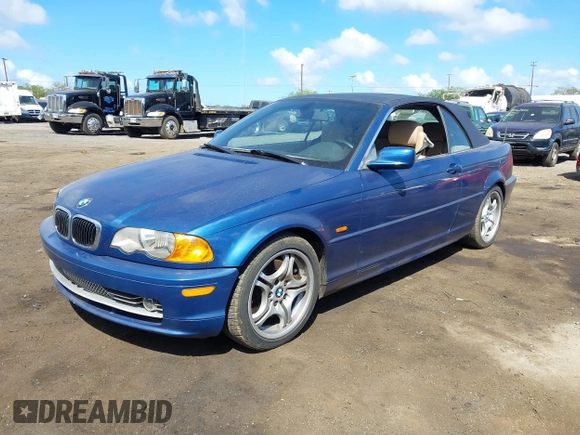 2001 BMW 3 Series 330Ci with VIN WBABS53451EV85982, listed as a IAAI auction lot 41658343 with 66,547 mi miles and . Bid and sale history available at carsss.com. Image 6.
