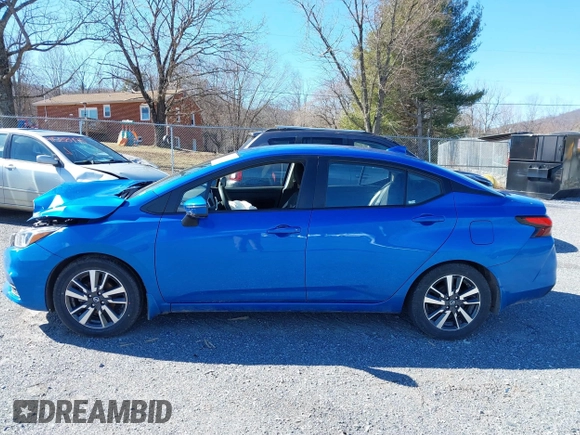 2021 Nissan Versa SV with VIN 3N1CN8EV3ML880561, listed as a IAAI auction lot 41586101 with 79,029 mi miles. Bid and sale history available at carsss.com. Image 15.